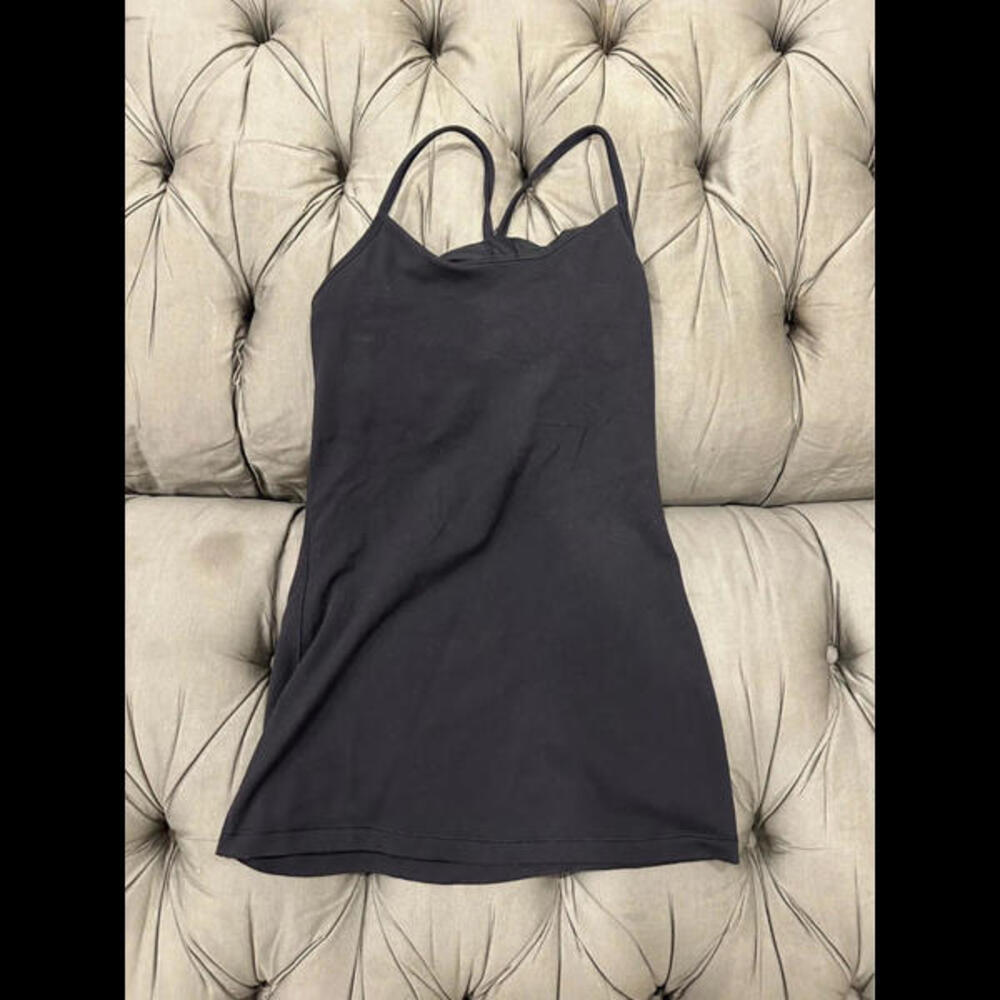 Black Lululemon Tank Top, Black, S